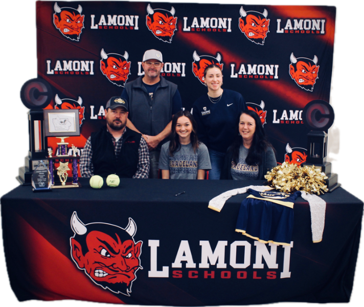 Lamoni Community Schools Emaleigh Signs with Graceland